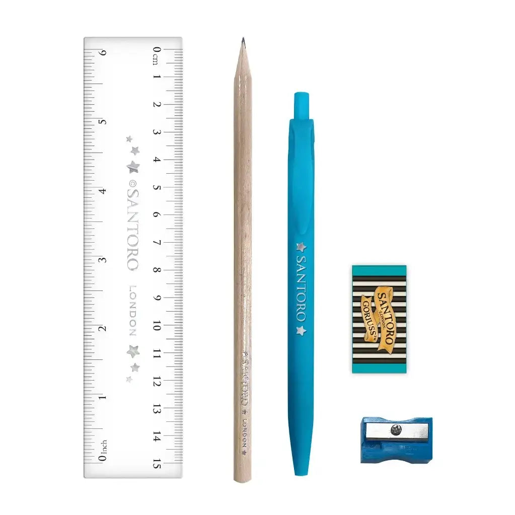 Gorjuss - Notebook with Stationery - Ruby