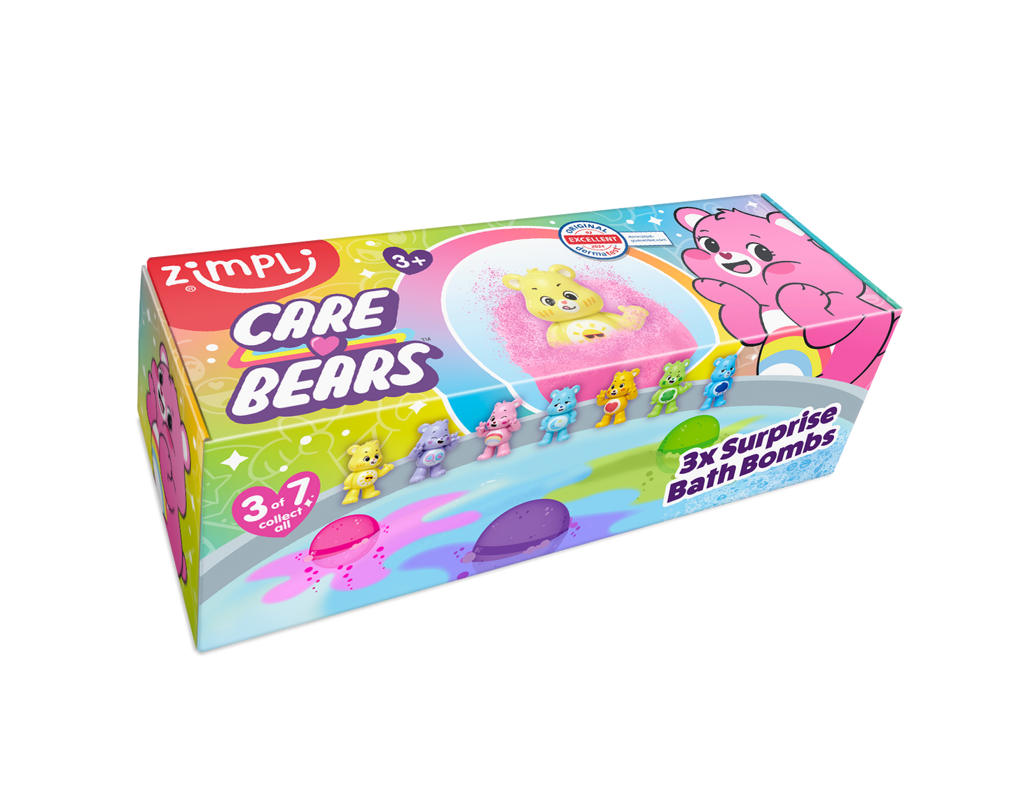 Zimpli 3x Baff Bombz Surprise - Care Bears