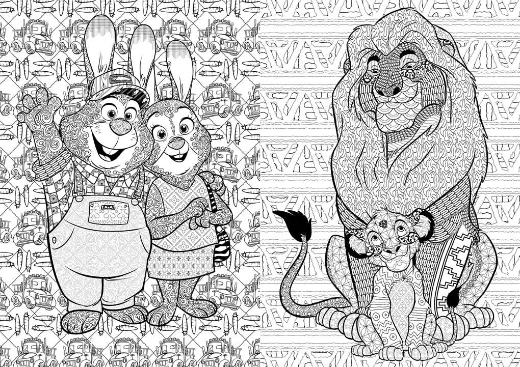 Disney: Animals Colouring