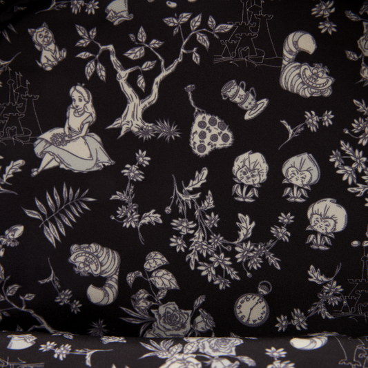 Alice in Wonderland Floral Mini Backpack