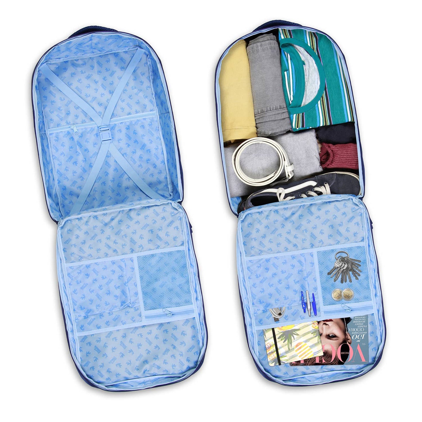 Sonic SEGA-Mercury Backpack Underseat Cabin Bag 40x20x25cm