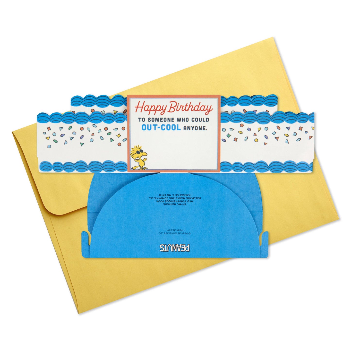 PEANUTS™️Joe Cool Paper Wonder Collection 3D PopUp Birthday