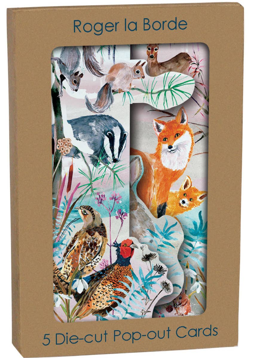 Wild Winter's Song Fox Tri-fold Card Pack pack - NSX 827