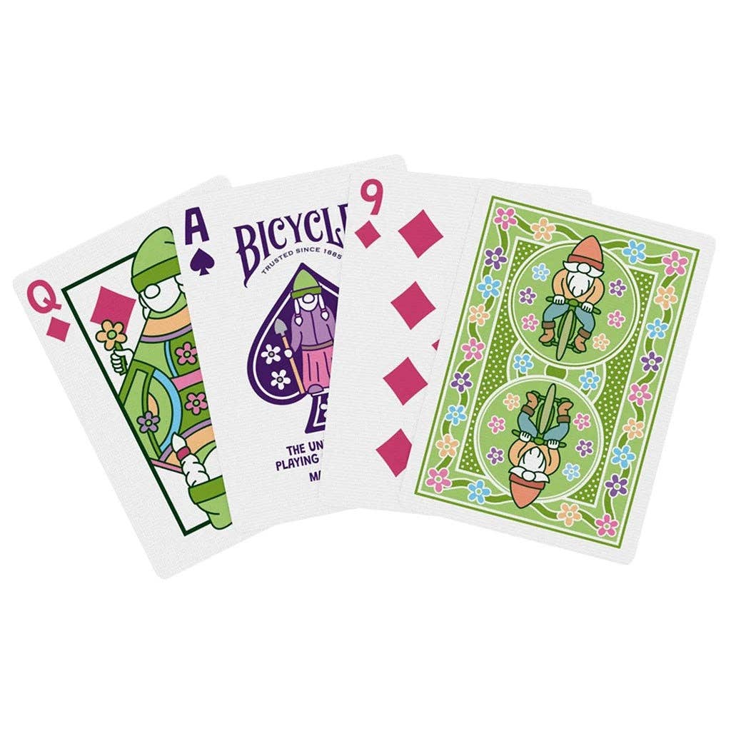 Garden Gnome Playing Cards Deck Bicycle