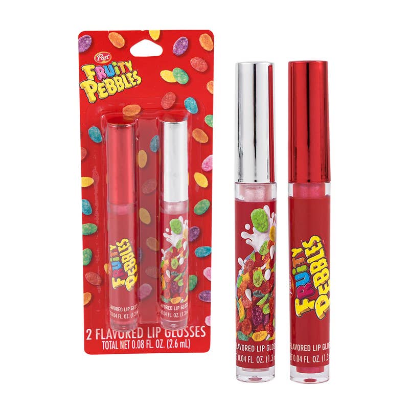 Post Fruity Pebbles 2pk Flavored Lip Gloss