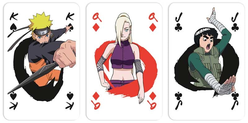 WADDINGTONS NUMBER 1 NARUTO WADDINGTONS PLAYING CARDS