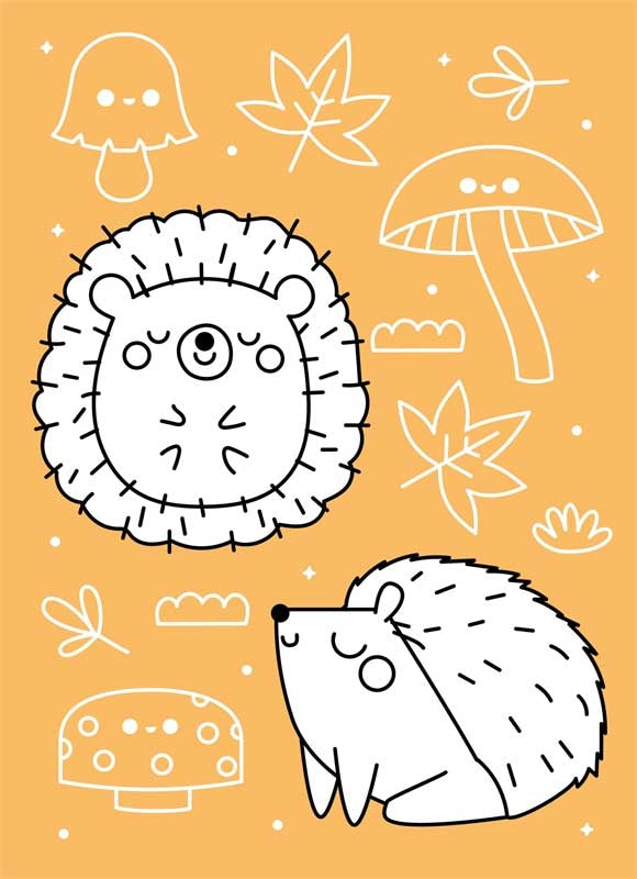 INSIDE - OUT COLOURING SUPER CUTE