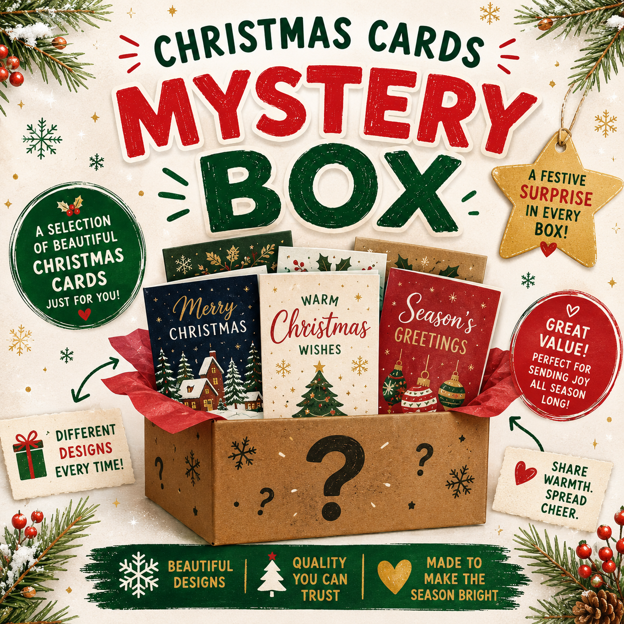 Christmas Cards Mystery Box