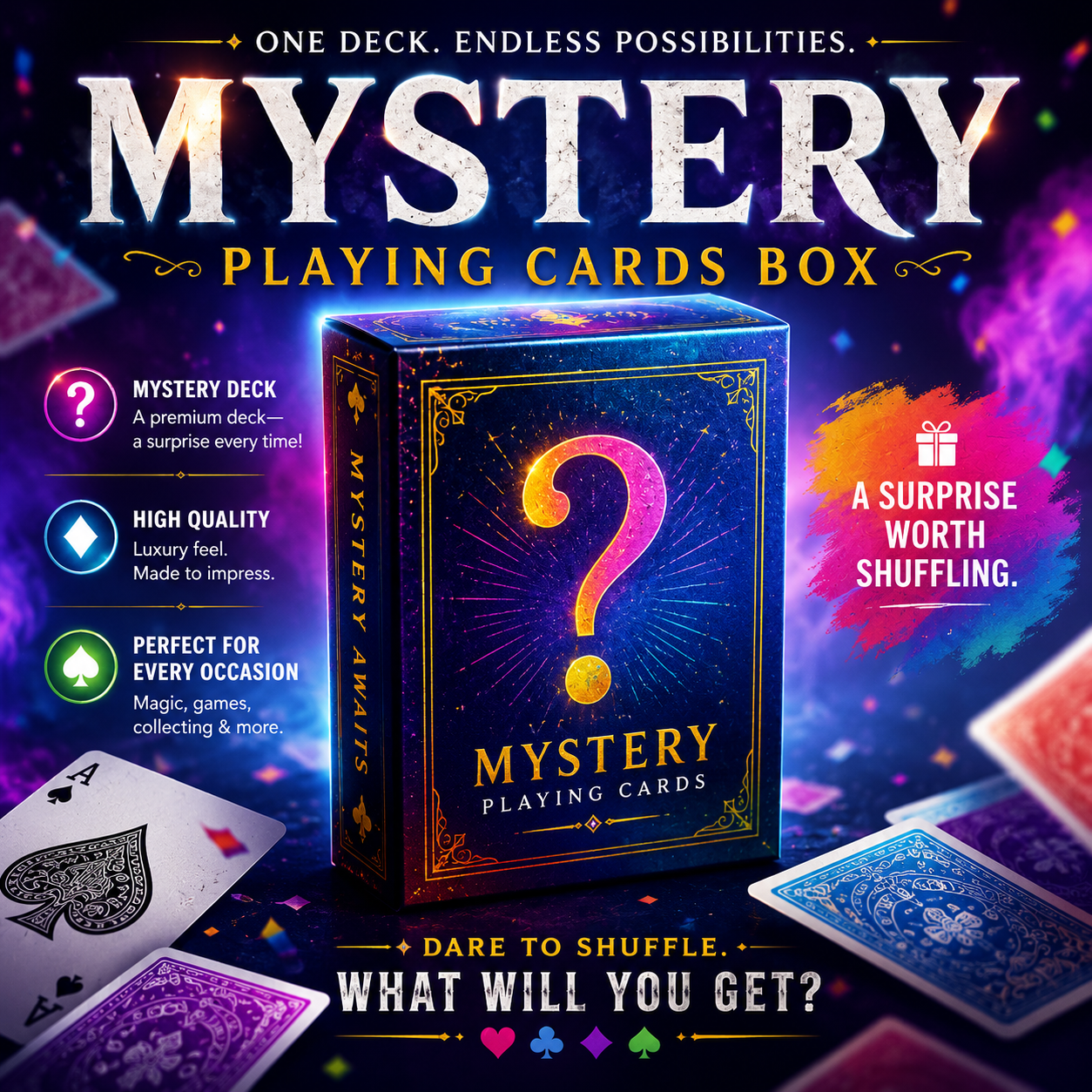 Playing Cards Mystery Box