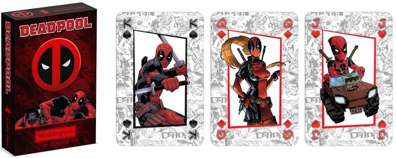 WADDINGTONS NUMBER 1 PLAYING CARDS DEADPOOL
