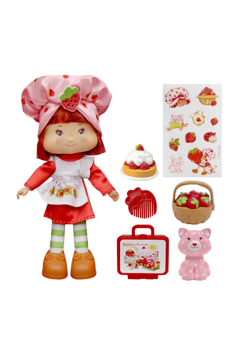 UPD FD5SSSTR01 Strawberry Shortcake 5.5" Scented Doll - 4 pc