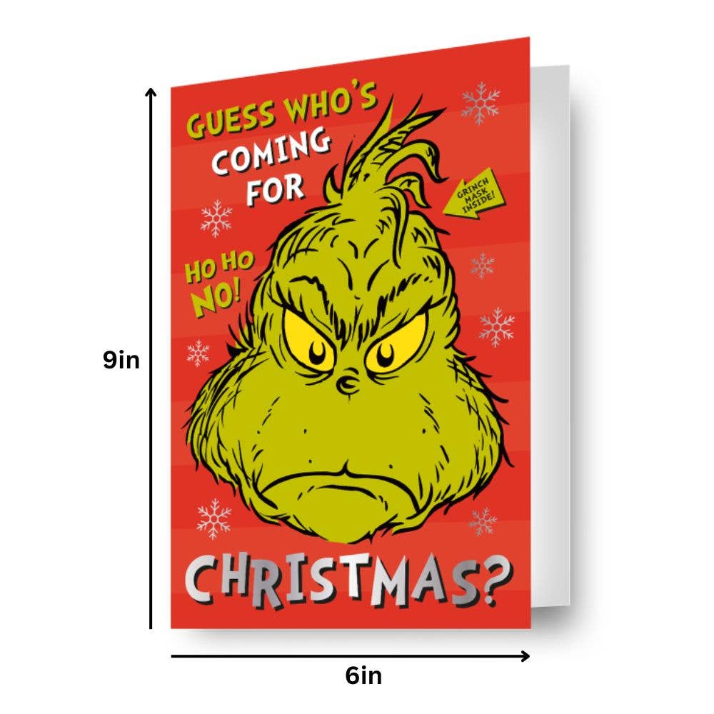 The Grinch Fold Out Christmas Card