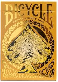 Bicycle Gold Dragon Cards