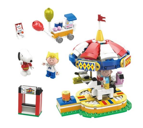 SNOOPY Circus in Town – Round and Round Carousel Block