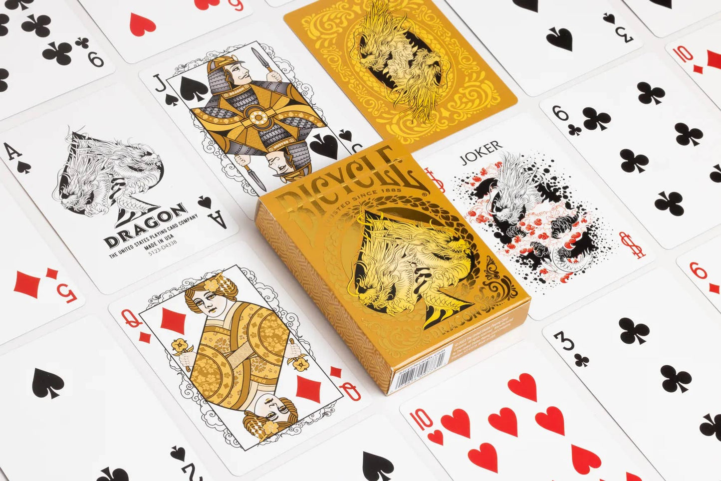 Bicycle Gold Dragon Cards