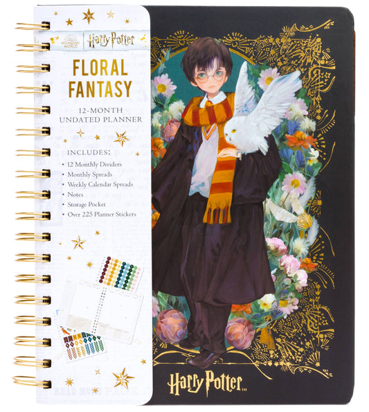 Harry Potter: Floral Fantasy 12- Month Undated Planner