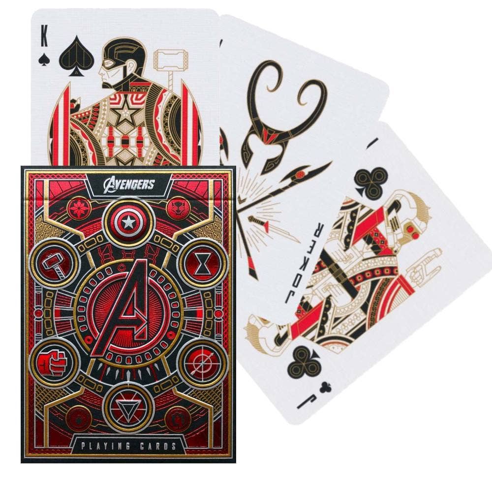 Avengers Red Edition The Infinity Saga Theory11 Playing Card