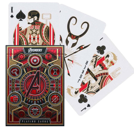 Avengers Red Edition The Infinity Saga Theory11 Playing Card