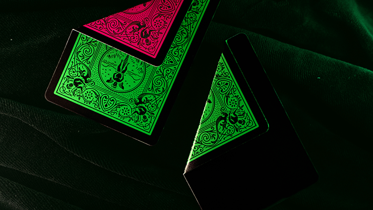 Bicycle Rider Back Reverse Cards Deck (Green & Black)