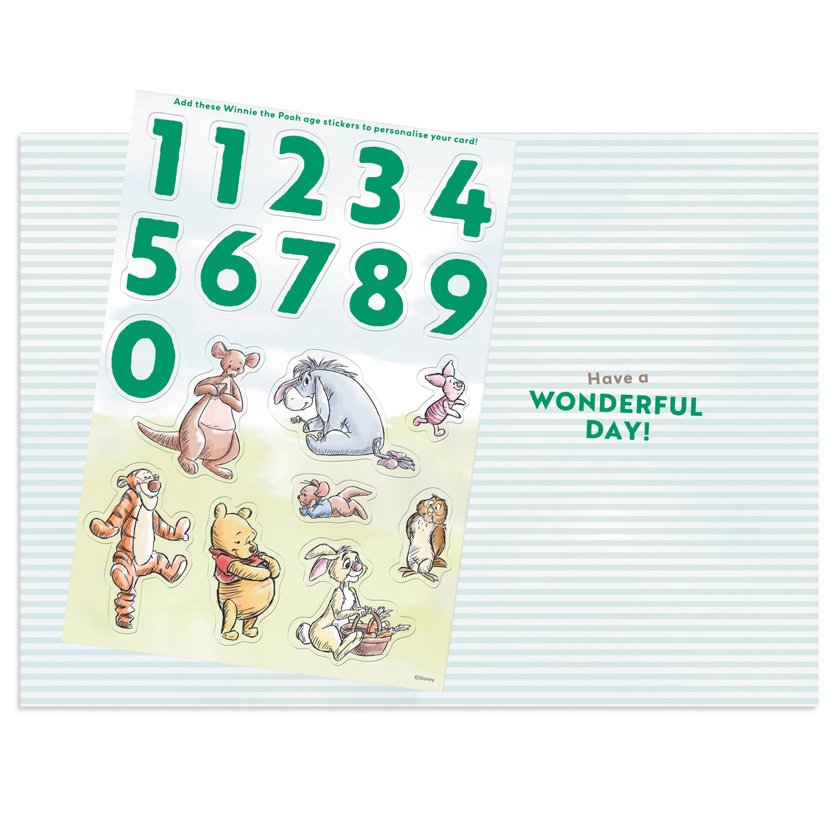 Kids Birthday Card - Disney - Winnie the Pooh