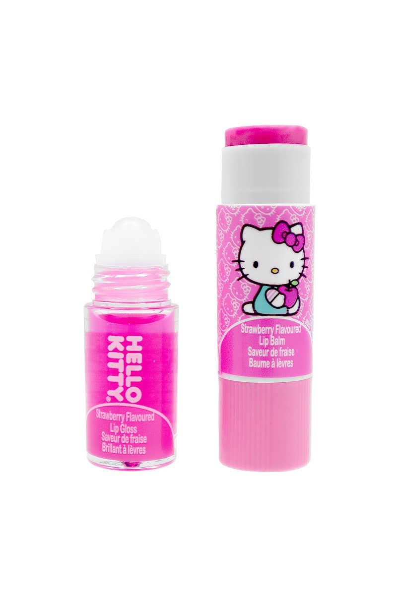UPD HK1135GG Hello Kitty Lip Balm & Gloss Set with Case - 3