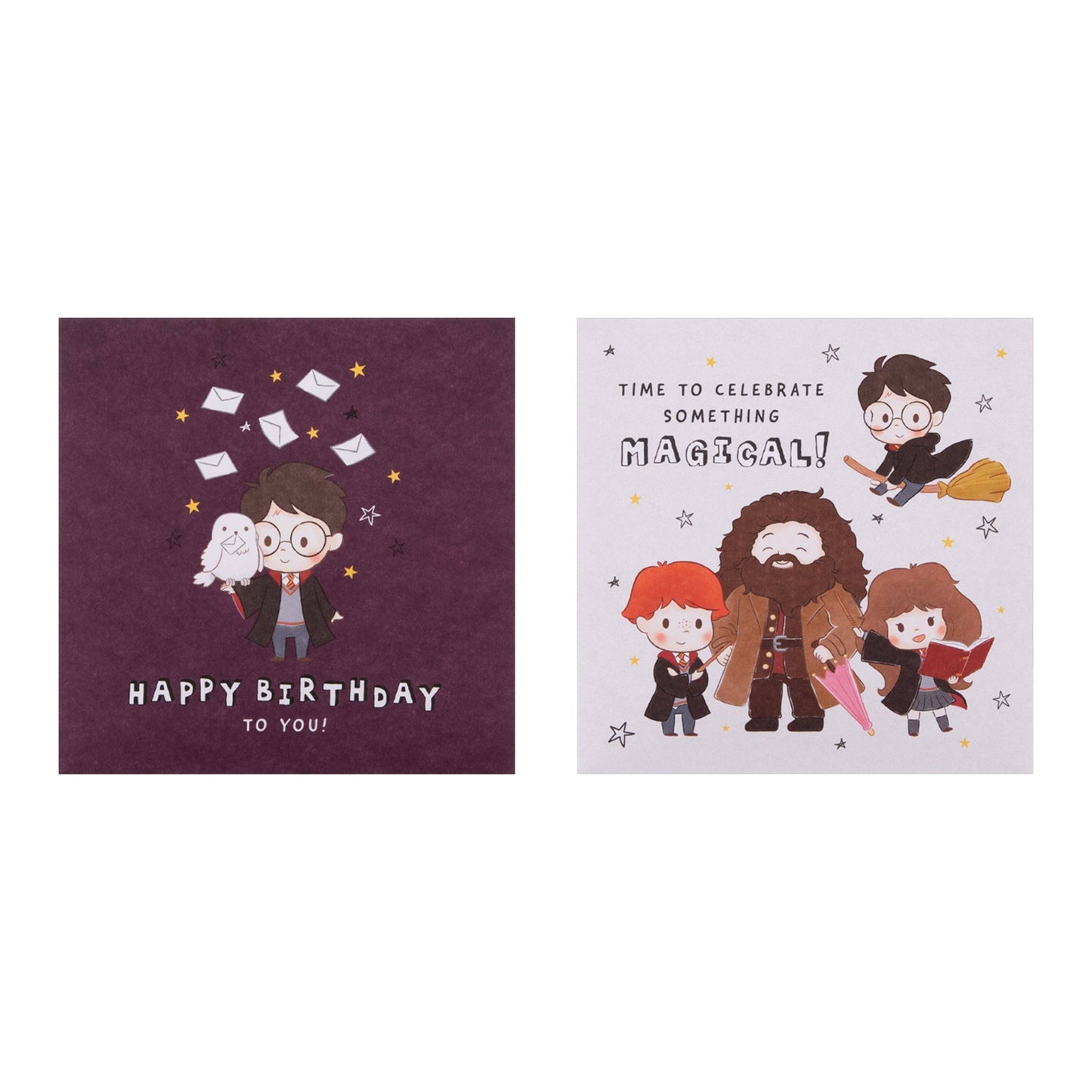 Multipack Birthday Cards - 10 Harry Potter Designs