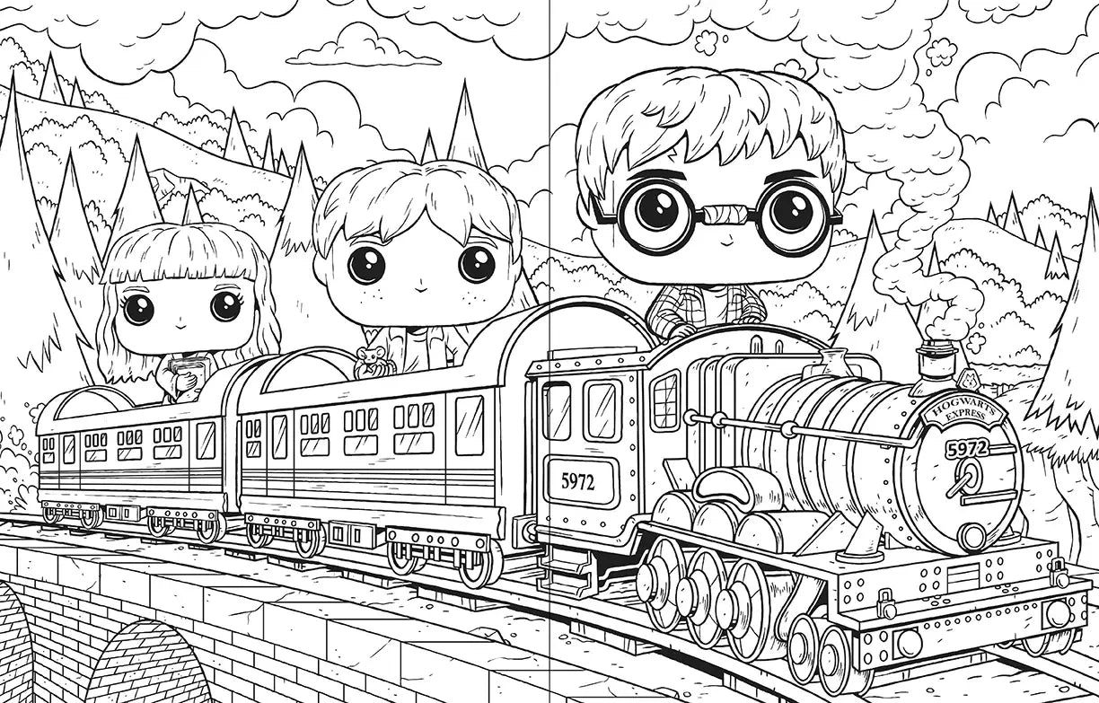 Official Funko Pop Coloring Book