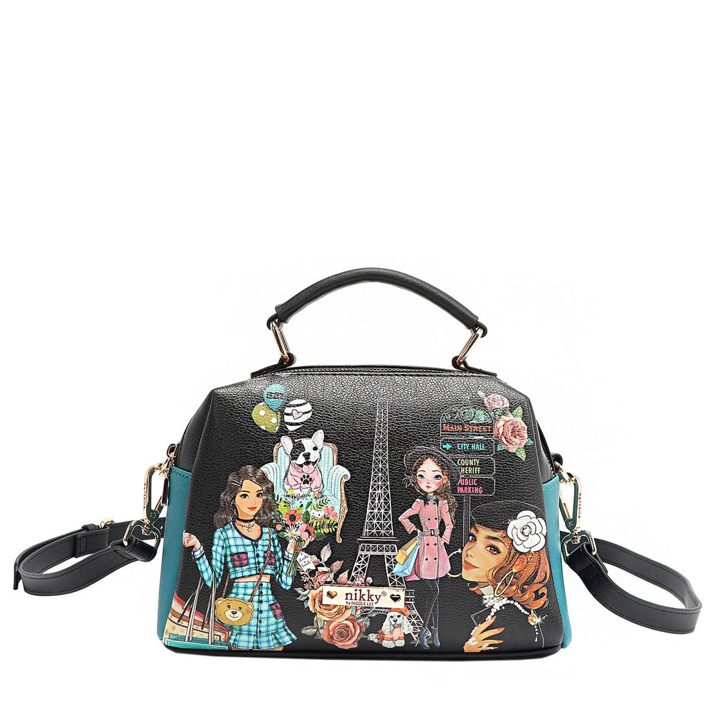 NIKKY MAKES FRIENDS 3 PIECE SET (SATCHEL, CROSSBODY, WALLET)