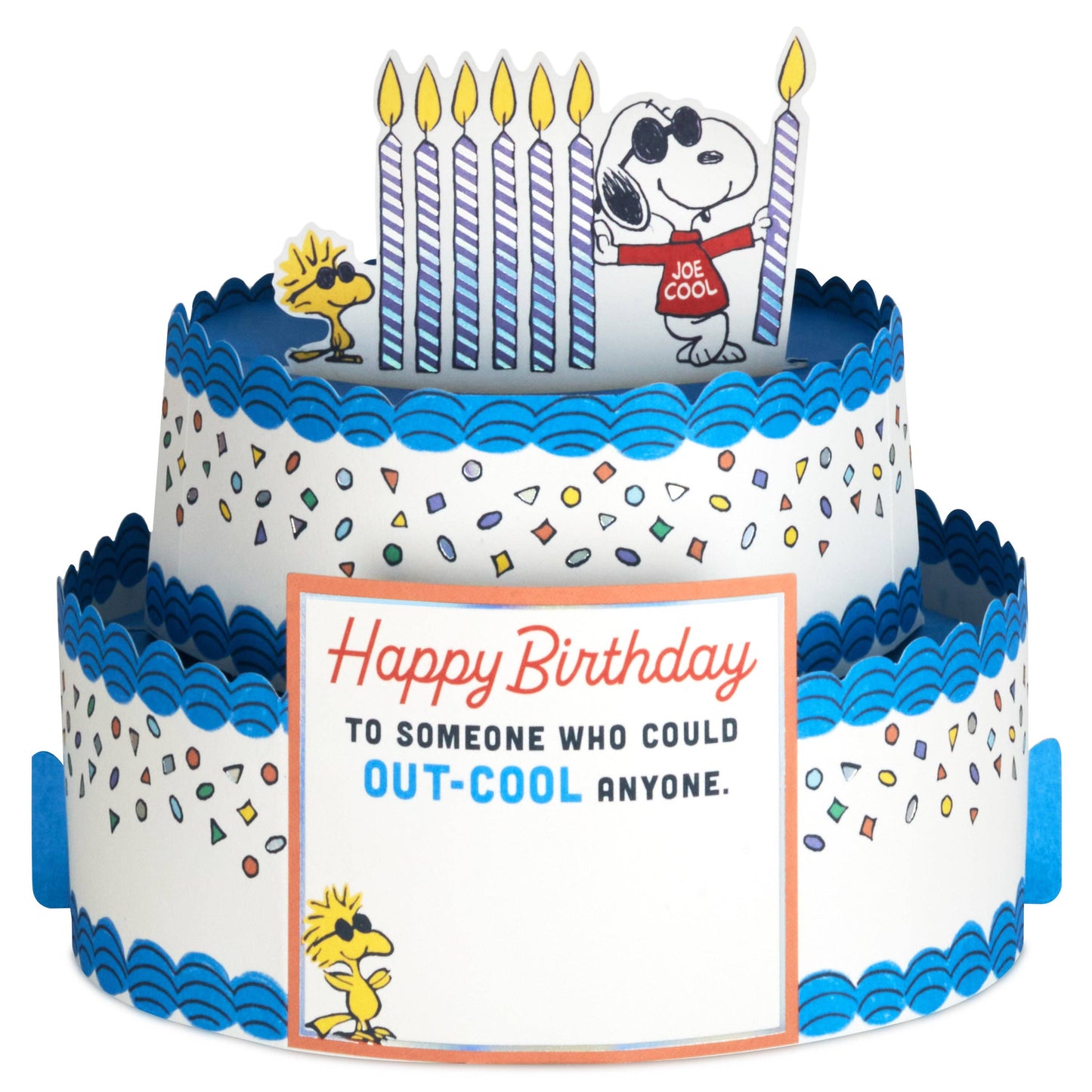 PEANUTS™️Joe Cool Paper Wonder Collection 3D PopUp Birthday