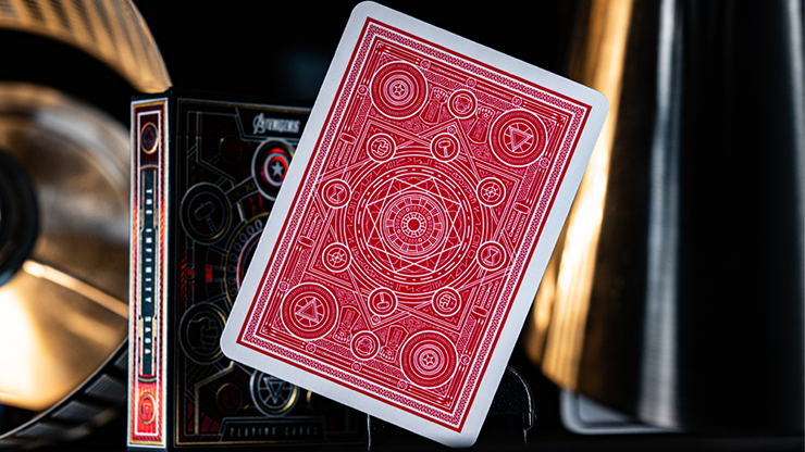 Avengers Red Edition The Infinity Saga Theory11 Playing Card
