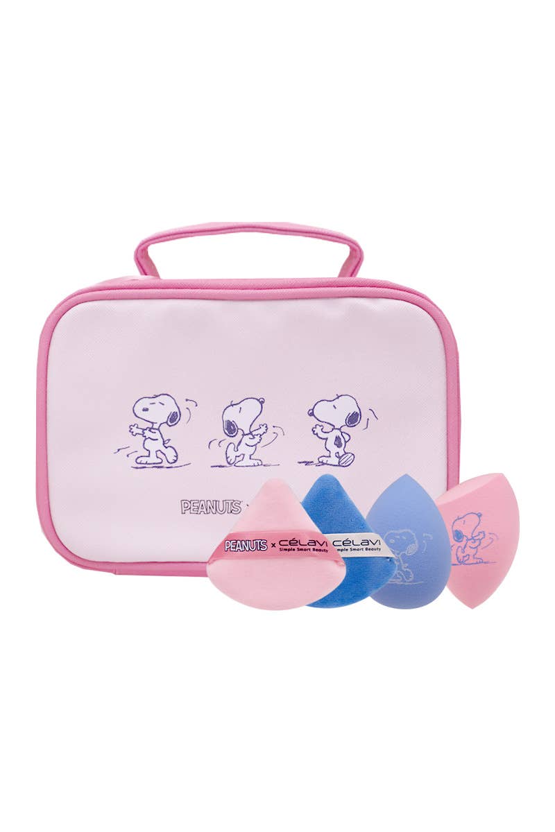 Celavi P46019 Peanuts Snoopy Blender Set & Makeup Pouch - 12