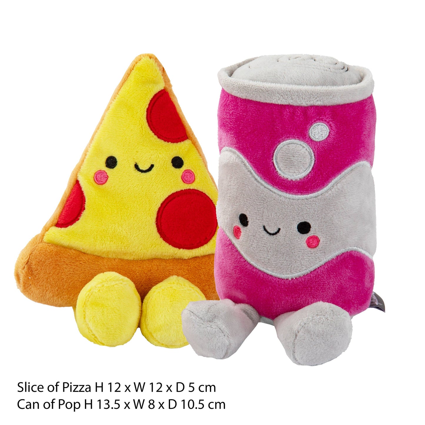 Better Together Pizza And Pop Magnetic Plush Pair