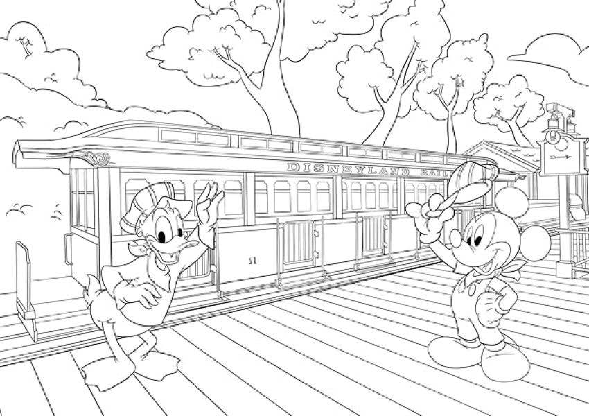 Disney: Disneyland Paris Colouring Book