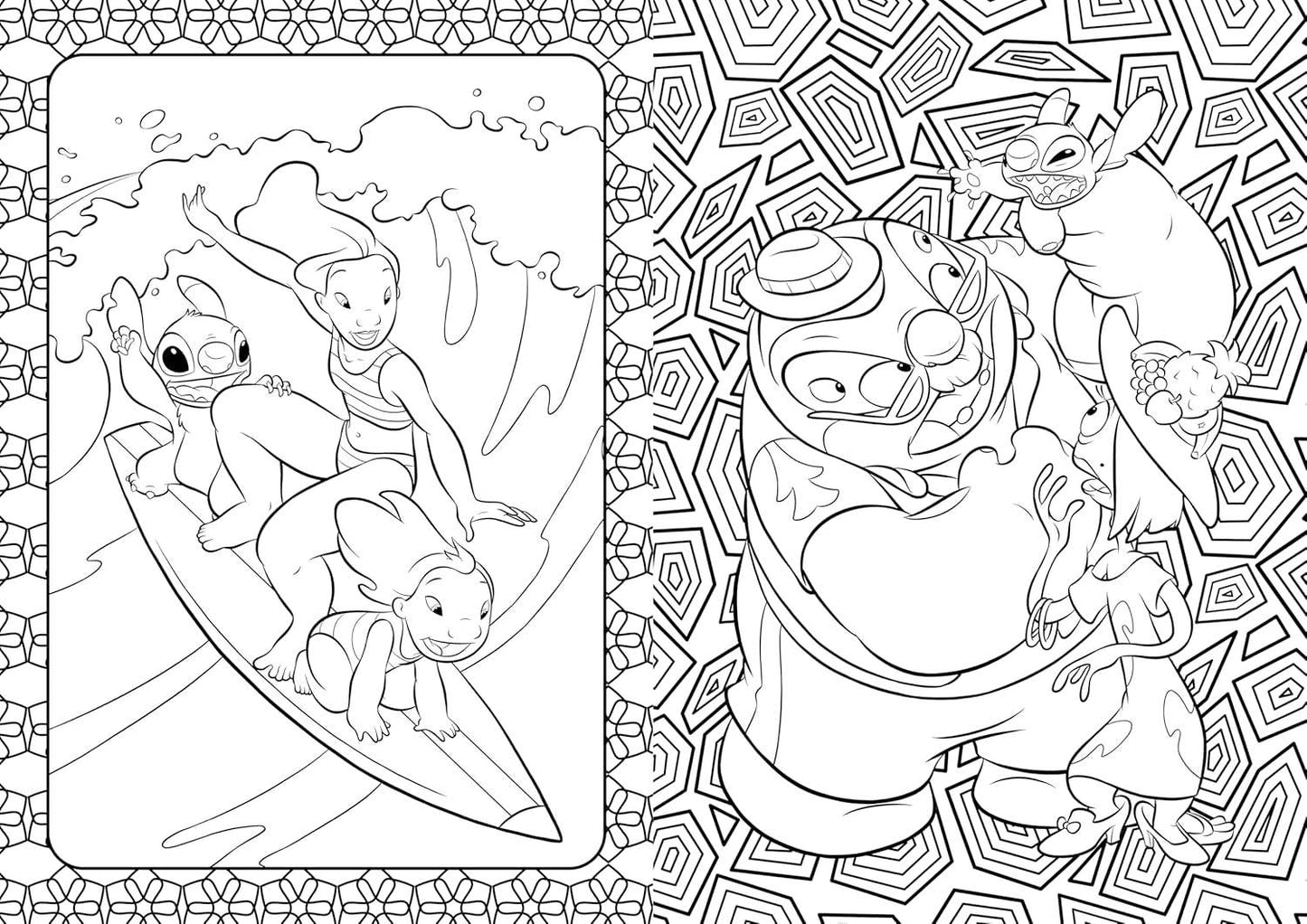 Disney: Stitch Colouring