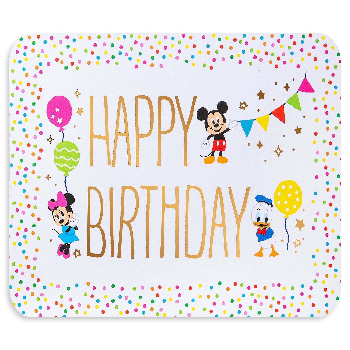 Pop-up Card-3D Disney Mickey & Minnie Pop-Up Birthday Scene