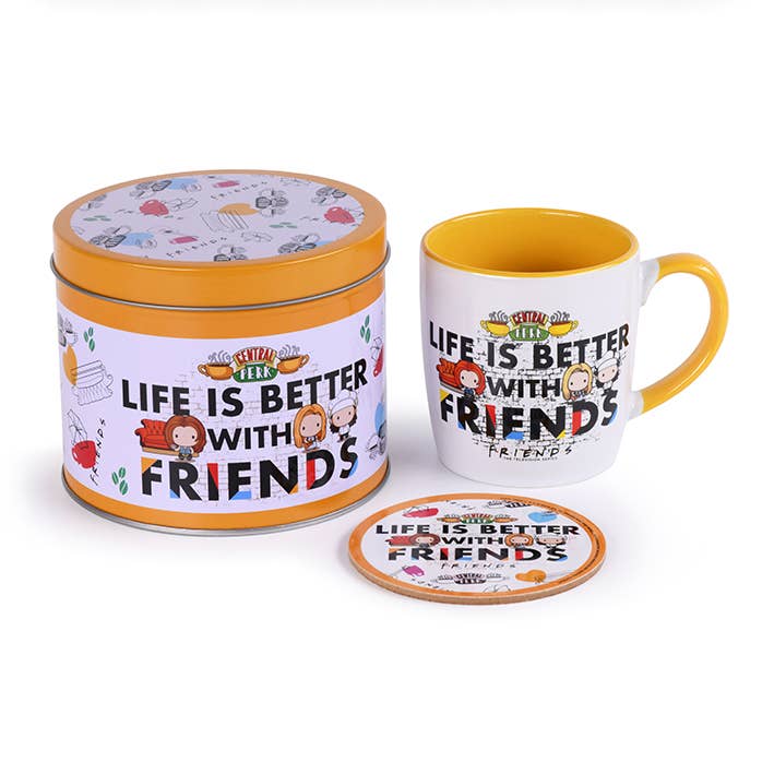 Friends (Life Is Better - Chibi) Mug Tin Set