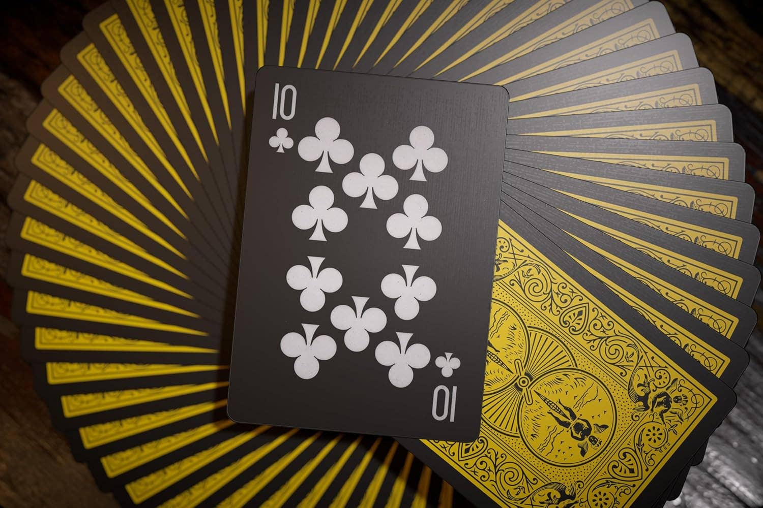 Bicycle Rider Back Reverse Cards Deck (Yellow & Black)