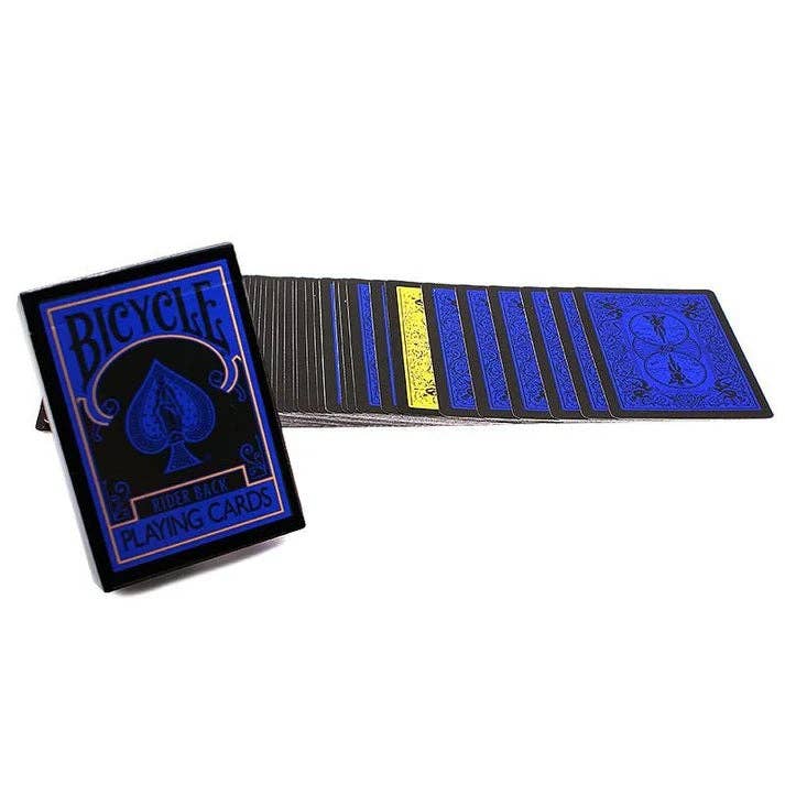 Bicycle Rider Back Reverse Cards Deck (Blue & Black)