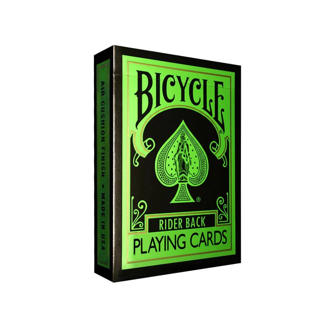 Bicycle Rider Back Reverse Cards Deck (Green & Black)