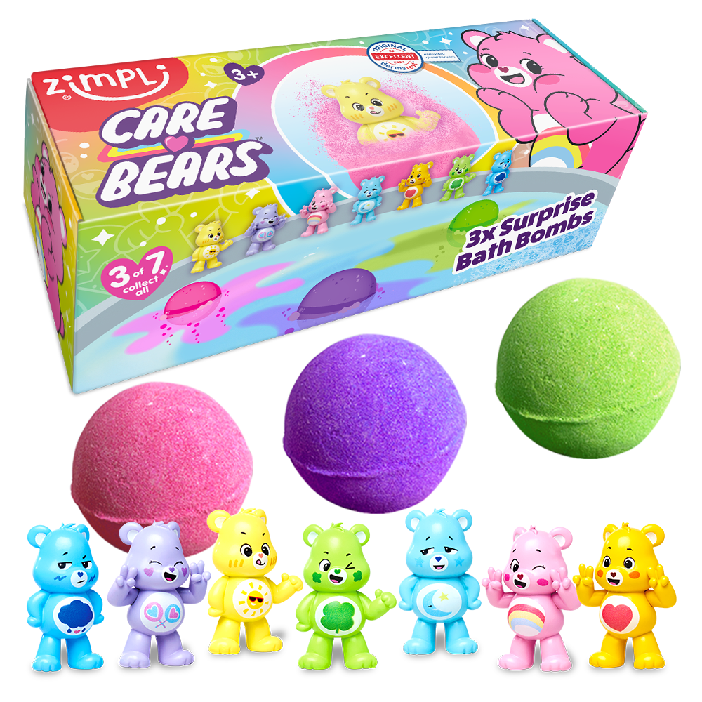 Zimpli 3x Baff Bombz Surprise - Care Bears