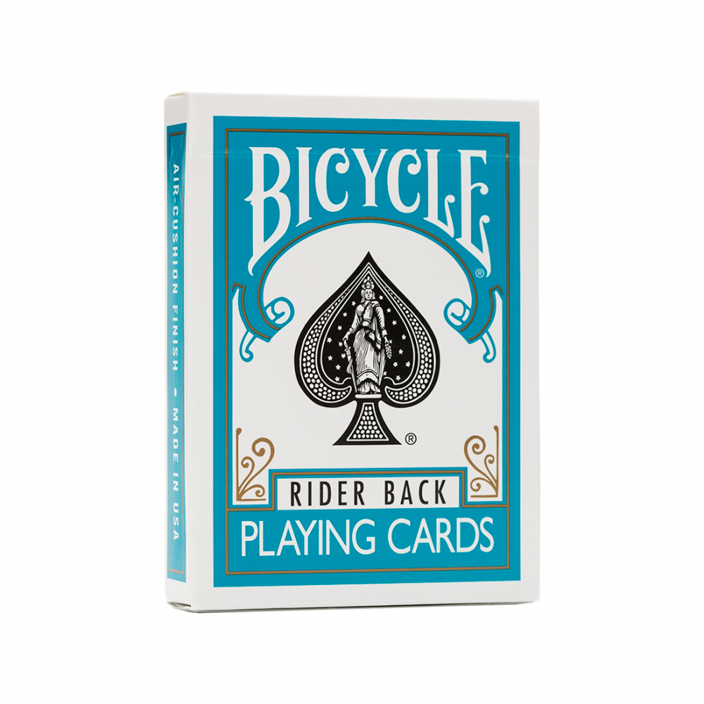 Bicycle Rider Back Playing Cards (Turquoise)