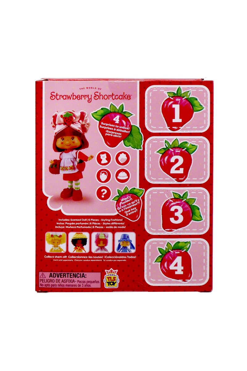 UPD FD5SSSTR01 Strawberry Shortcake 5.5" Scented Doll - 4 pc