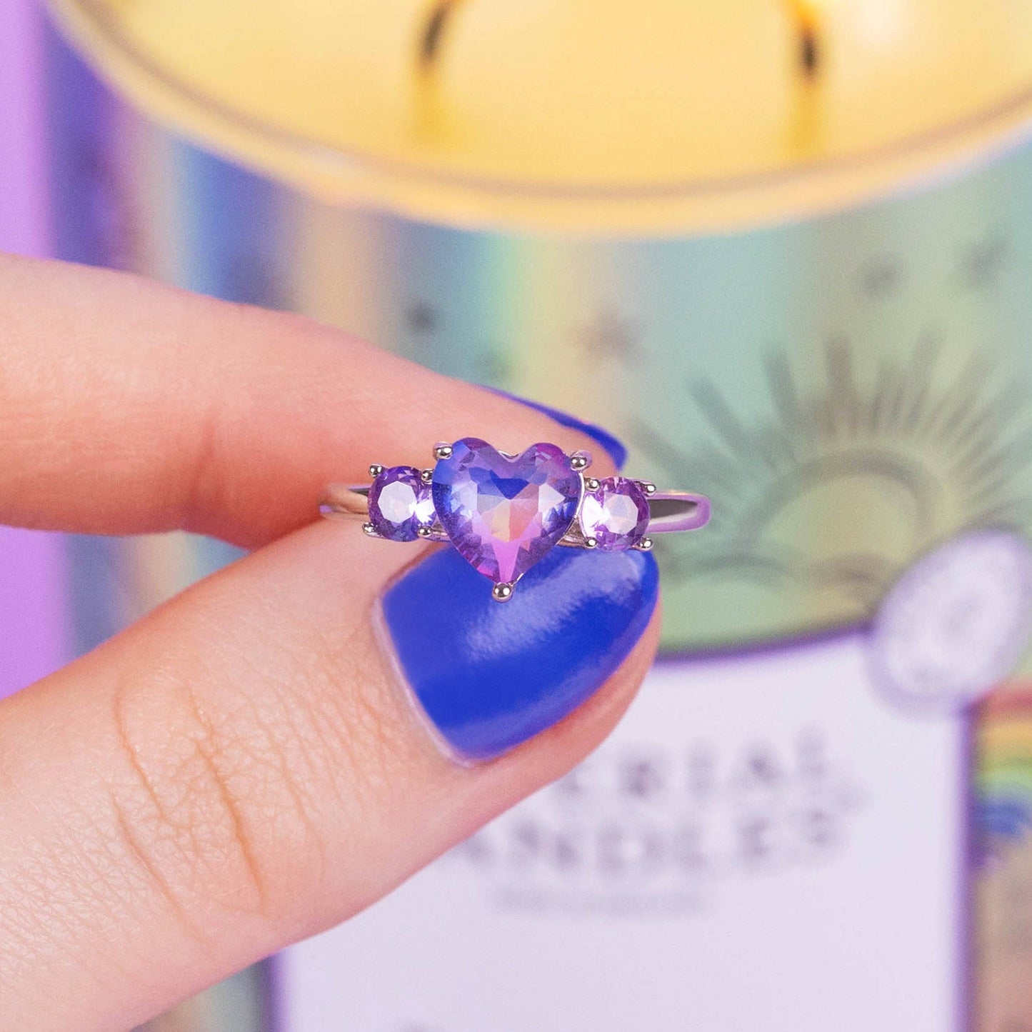 Rainbow - Jewel Candle
