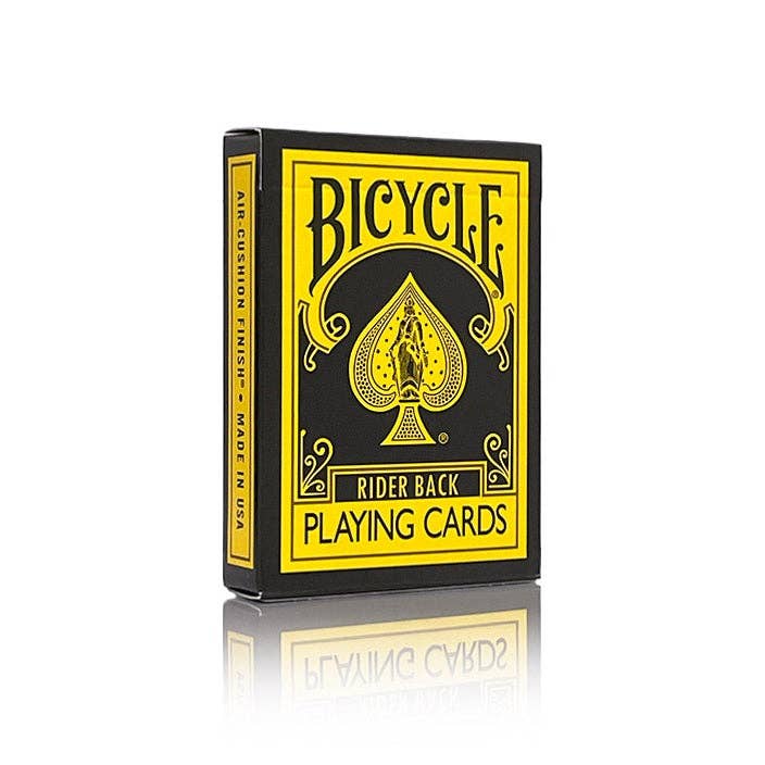 Bicycle Rider Back Reverse Cards Deck (Yellow & Black)