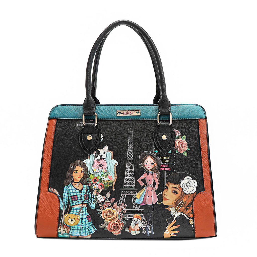 NIKKY MAKES FRIENDS 3 PIECE SET (SATCHEL, CROSSBODY, WALLET)