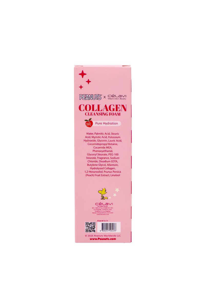 Celavi P70171 Peanuts Collagen Cleansing Foam - 12