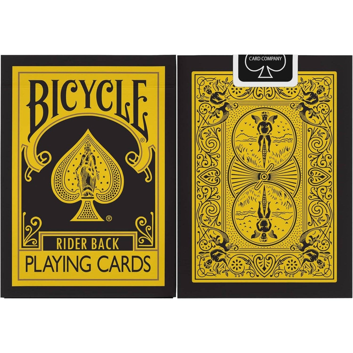 Bicycle Rider Back Reverse Cards Deck (Yellow & Black)