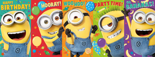 Minions Movie Fold Out Birthday Card