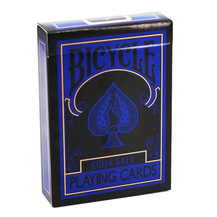Bicycle Rider Back Reverse Cards Deck (Blue & Black)
