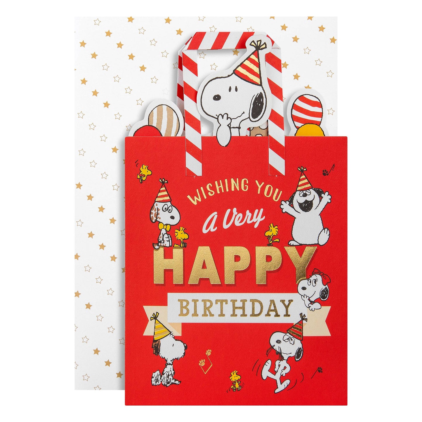 Pop-Up Birthday Card - 3D SNOOPY & PEANUTS™ Pop-Up Balloons